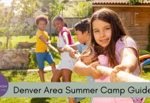 kids playing tug of war at Denver summer camp