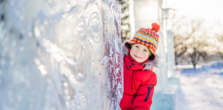 girl near ice