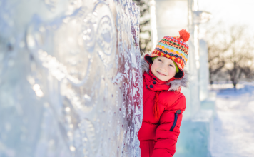 girl near ice