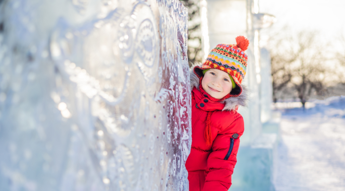 girl near ice